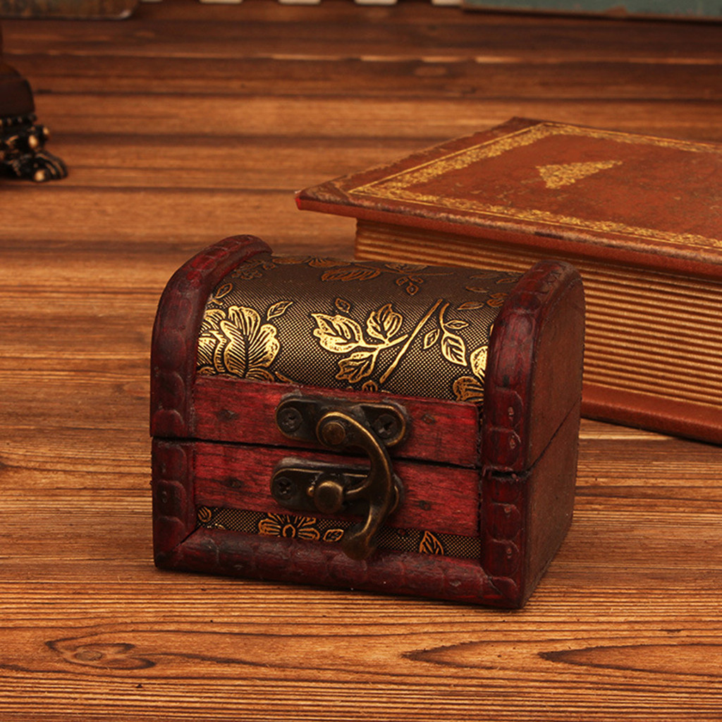 Chinese Style Vintage Wooden J - Jewelry Making Box recension och pris