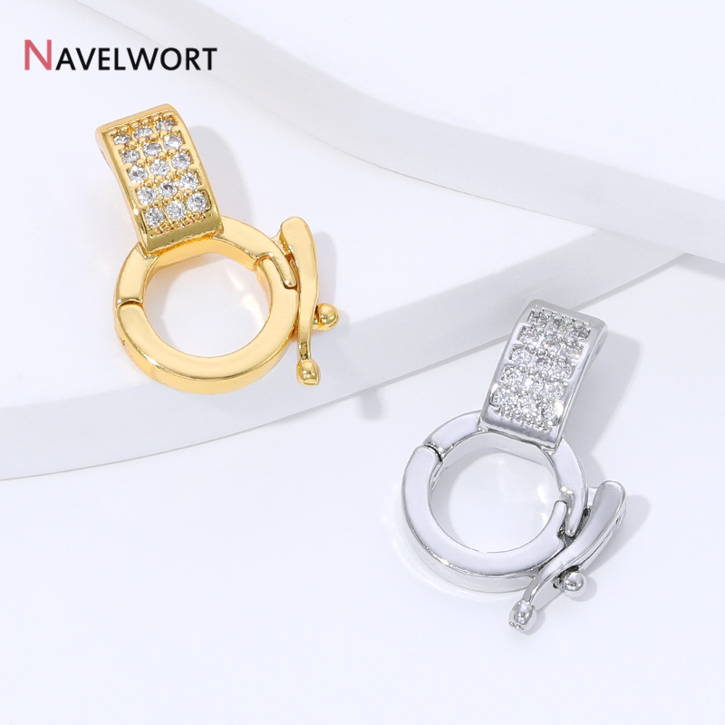 18K Gold Plated Brass Inlaid Z - Jewelry Making Pendants recension och pris