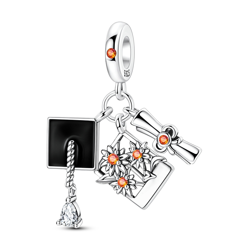 Grad Set Charms 925 Sterling S - Jewelry Making Diploma recension och pris