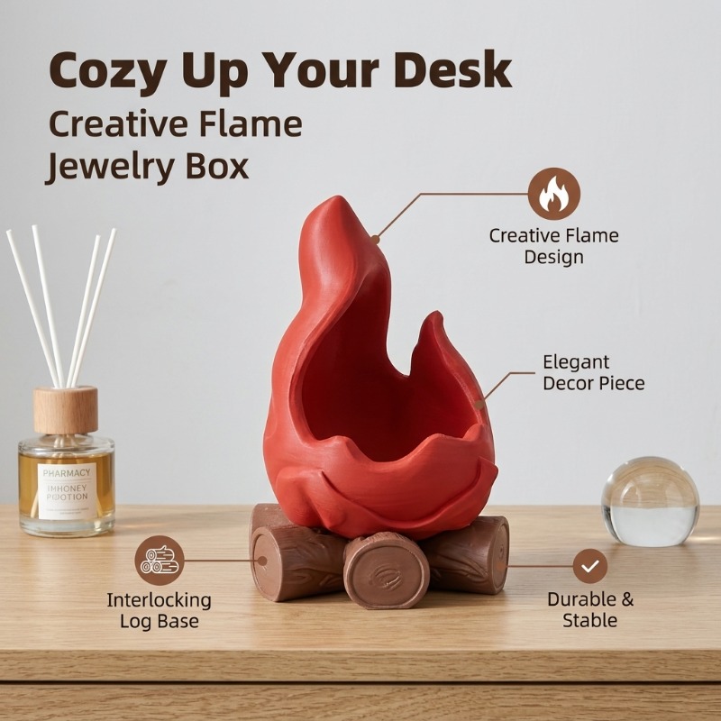 1-Piece Campfire Statue Tray D - Jewelry Making Store recension och pris