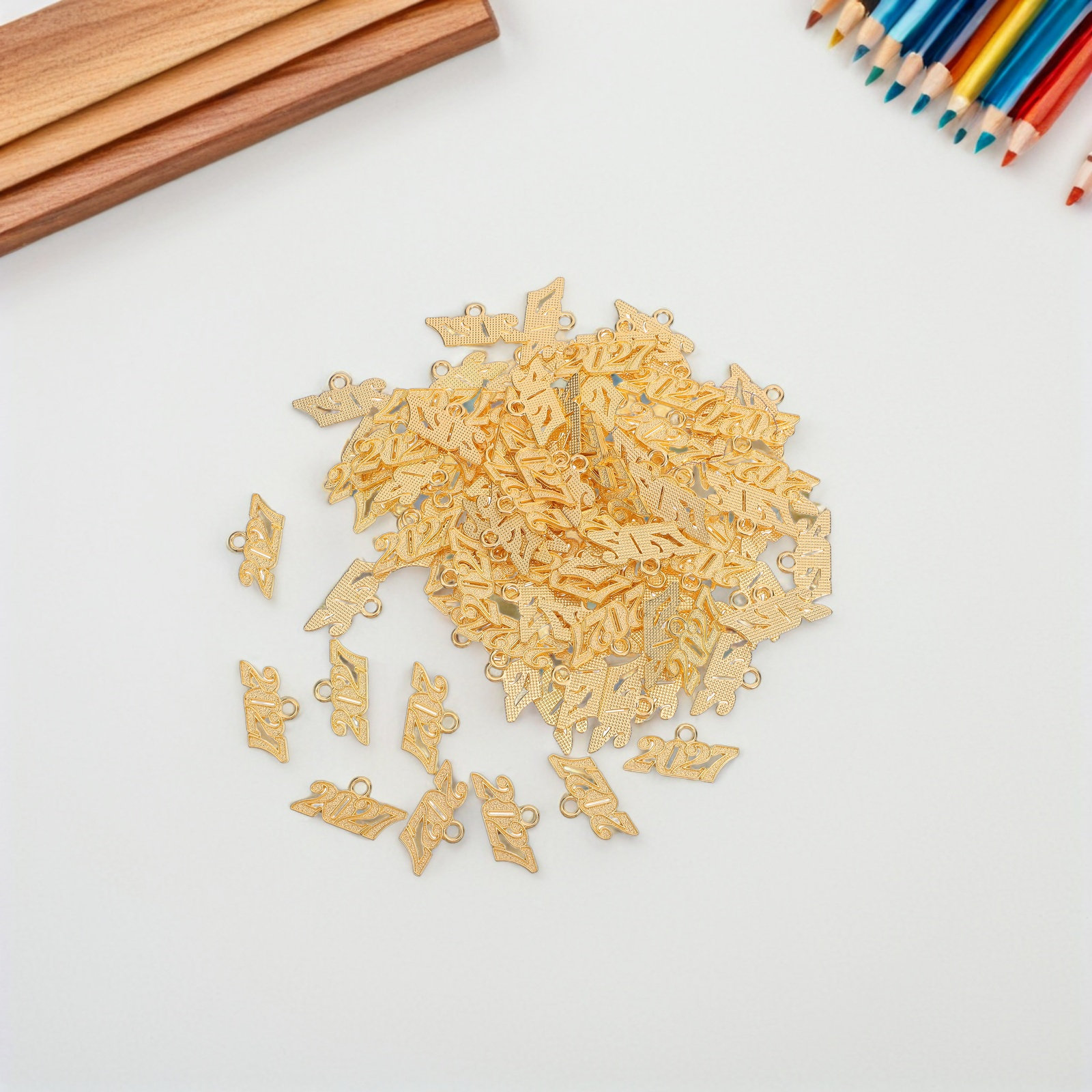 100Pcs 2027 Tassel Charms Grad - Jewelry Making Classes recension och pris