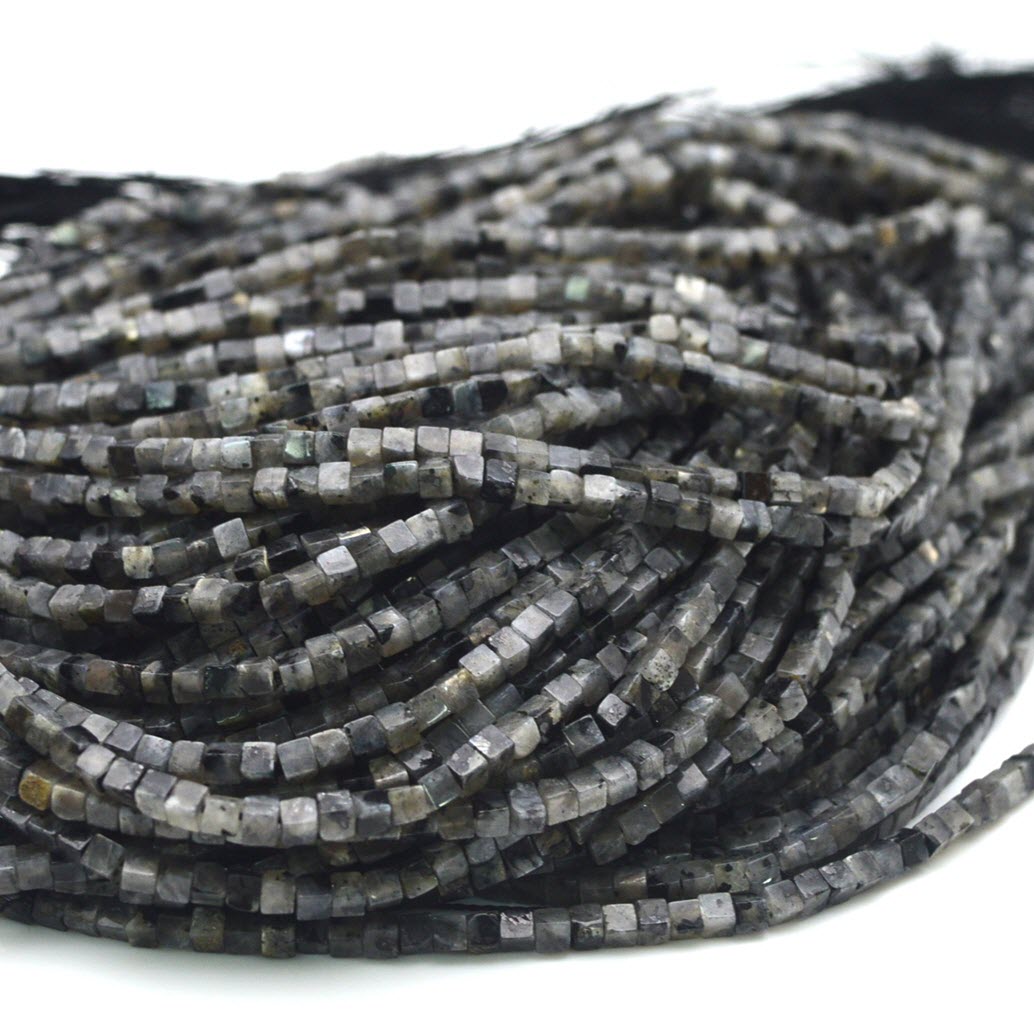2mm 4mm Natural Gray Labradori - Jewelry Making Store recension och pris