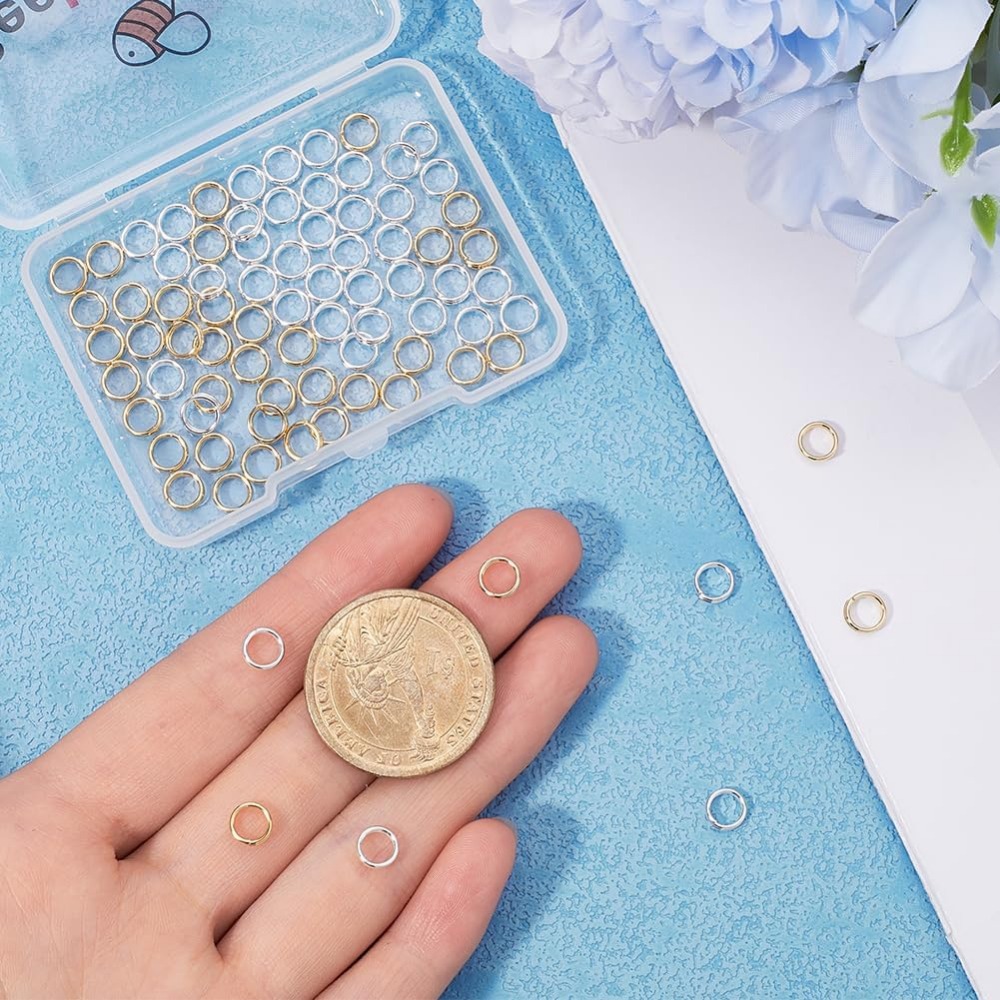 1 Box 80Pcs Split Jump Ring 24 - Jewelry Making Box recension och pris