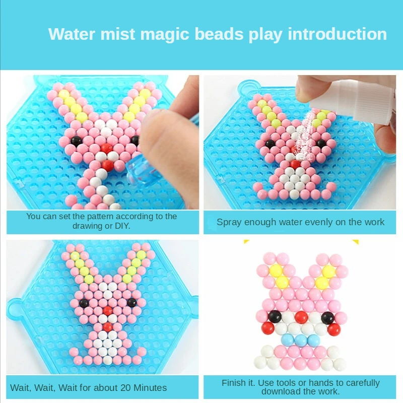 1000 Pcs/box DIY Water Spray M - Crystal Bead Mix recension och pris