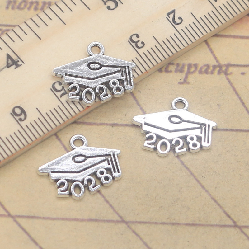 30pcs Charms 2027 Graduation C - Jewelry Making Diploma recension och pris
