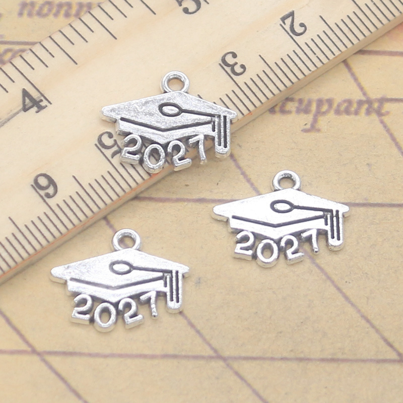30pcs Charms 2027 Graduation C - Jewelry Making Diploma recension och pris
