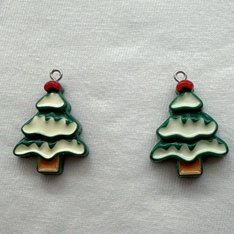 10pcs Christmas Cartoon Series - Jewelry Making Earrings recension och pris