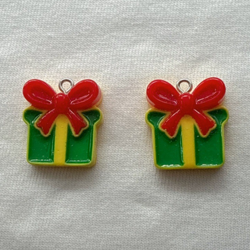 10pcs Christmas Cartoon Series - Jewelry Making Earrings recension och pris