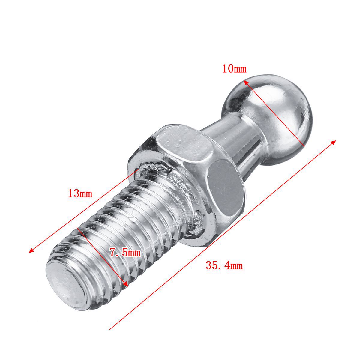 10mm M8 Boot Bonnet Gas Strut  - Eyepin Ball End recension och pris