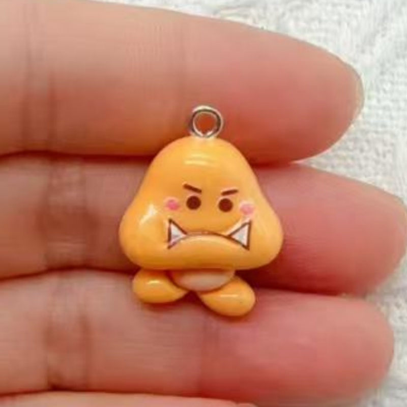 10pcs resin cartoon pendant, D - Jewelry Making Earrings recension och pris