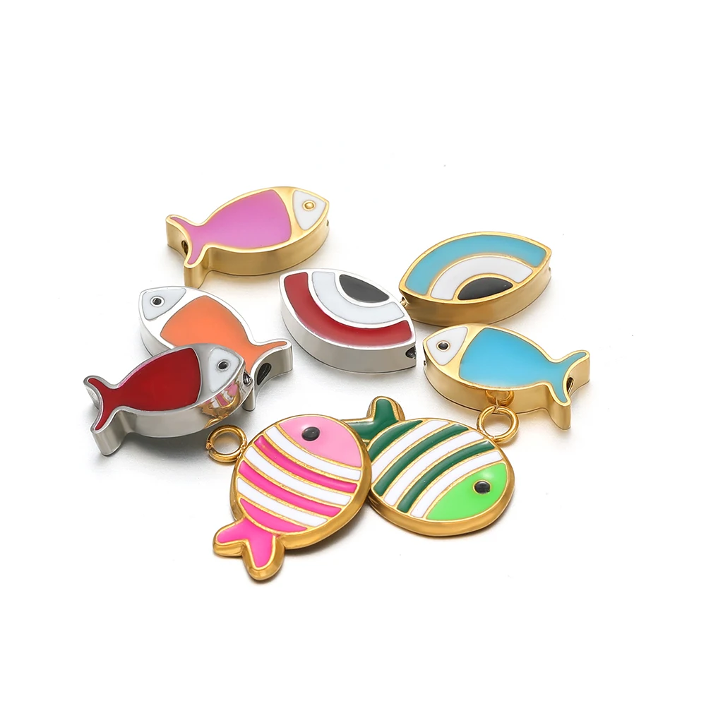 5Pcs Stainless Steel Colorful  - Jewelry Making For Kids recension och pris