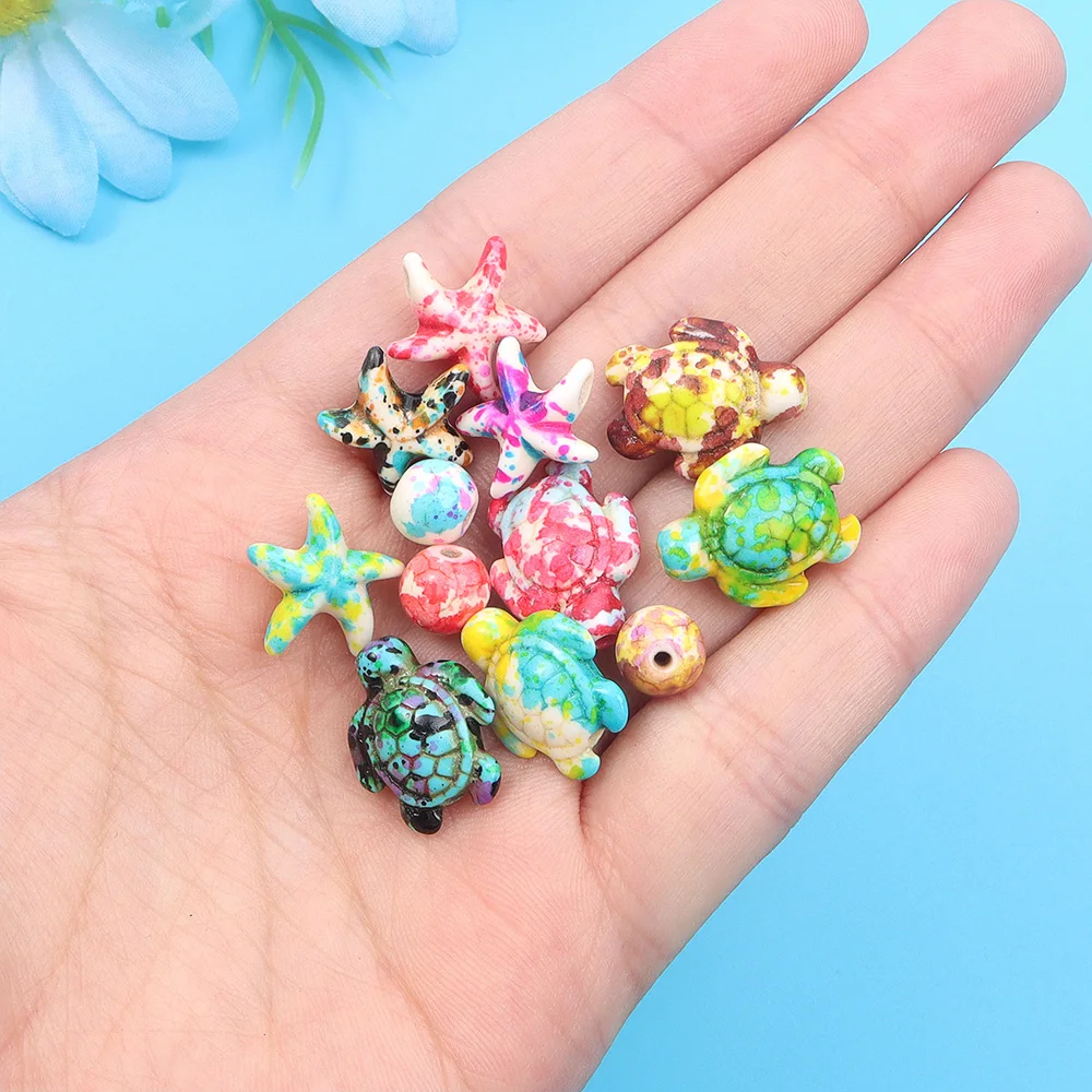 6/46/558pcs Multi-color Turquo - Jewelry Making For Birthday Party recension och pris
