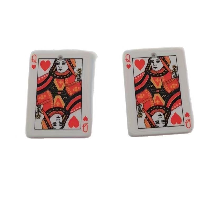 10pcs acrylic double-sided sim - Jewelry Making Earrings recension och pris