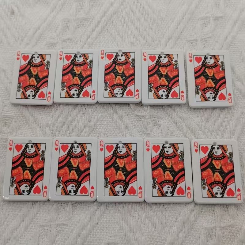 10pcs acrylic double-sided sim - Jewelry Making Earrings recension och pris
