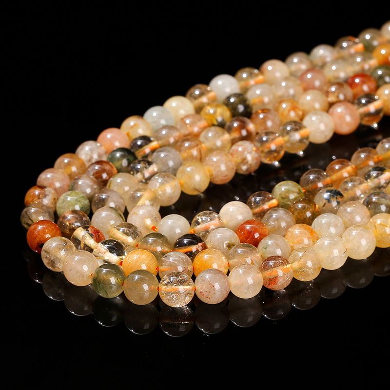Natural Stone Mixed Rutilated  - Crystal Bead Mix recension och pris
