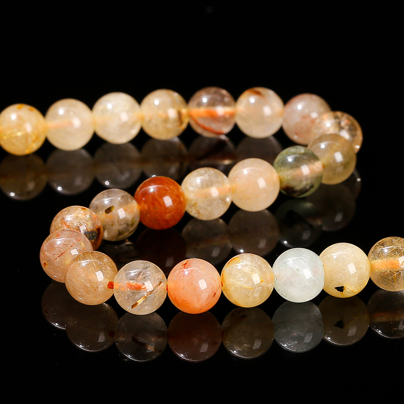 Natural Stone Mixed Rutilated  - Crystal Bead Mix recension och pris