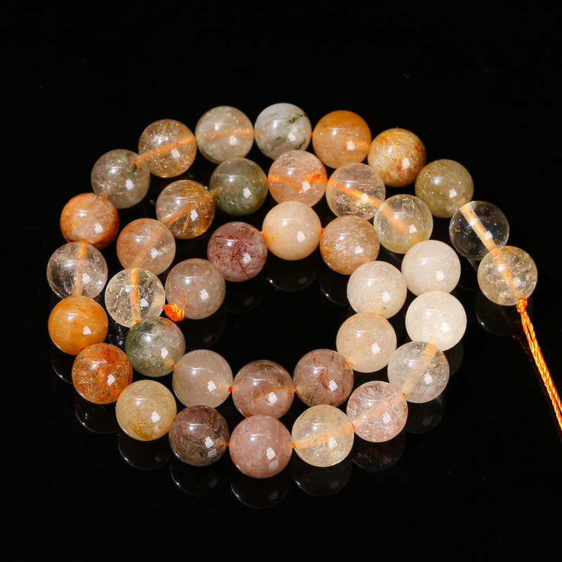 Natural Stone Mixed Rutilated  - Crystal Bead Mix recension och pris