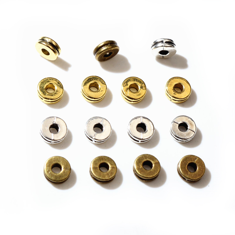 100pcs 6x6x2.5mm Antique Gold  - Eyepin Ball End recension och pris