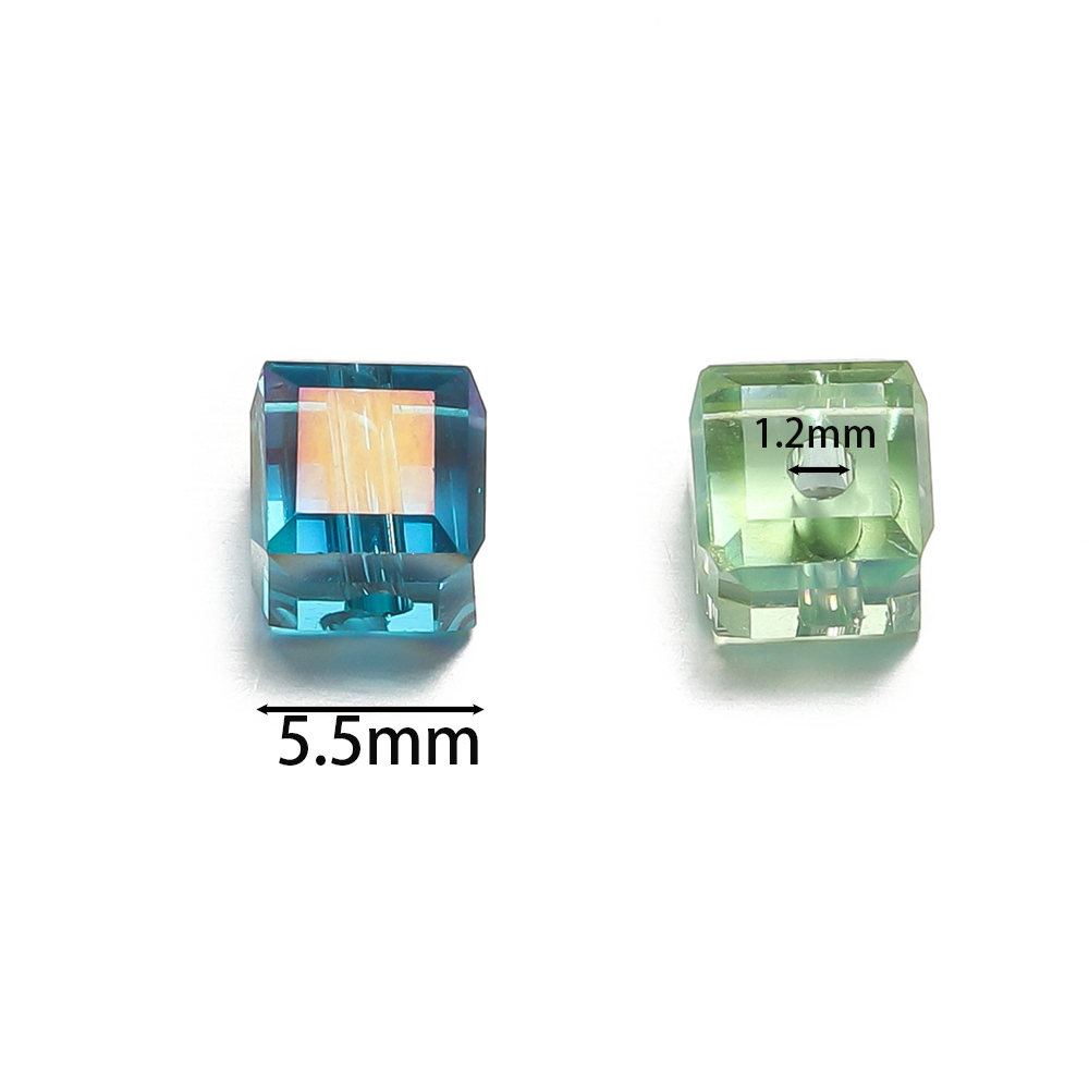 10pcs/lot Exquisite Square Col - Crystal Bead Mix recension och pris
