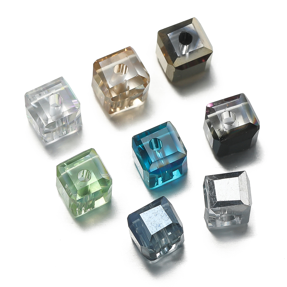 10pcs/lot Exquisite Square Col - Crystal Bead Mix recension och pris