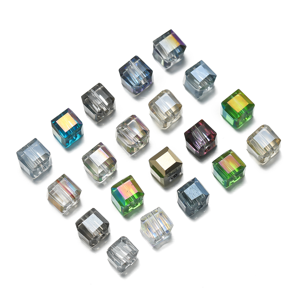 10pcs/lot Exquisite Square Col - Crystal Bead Mix recension och pris