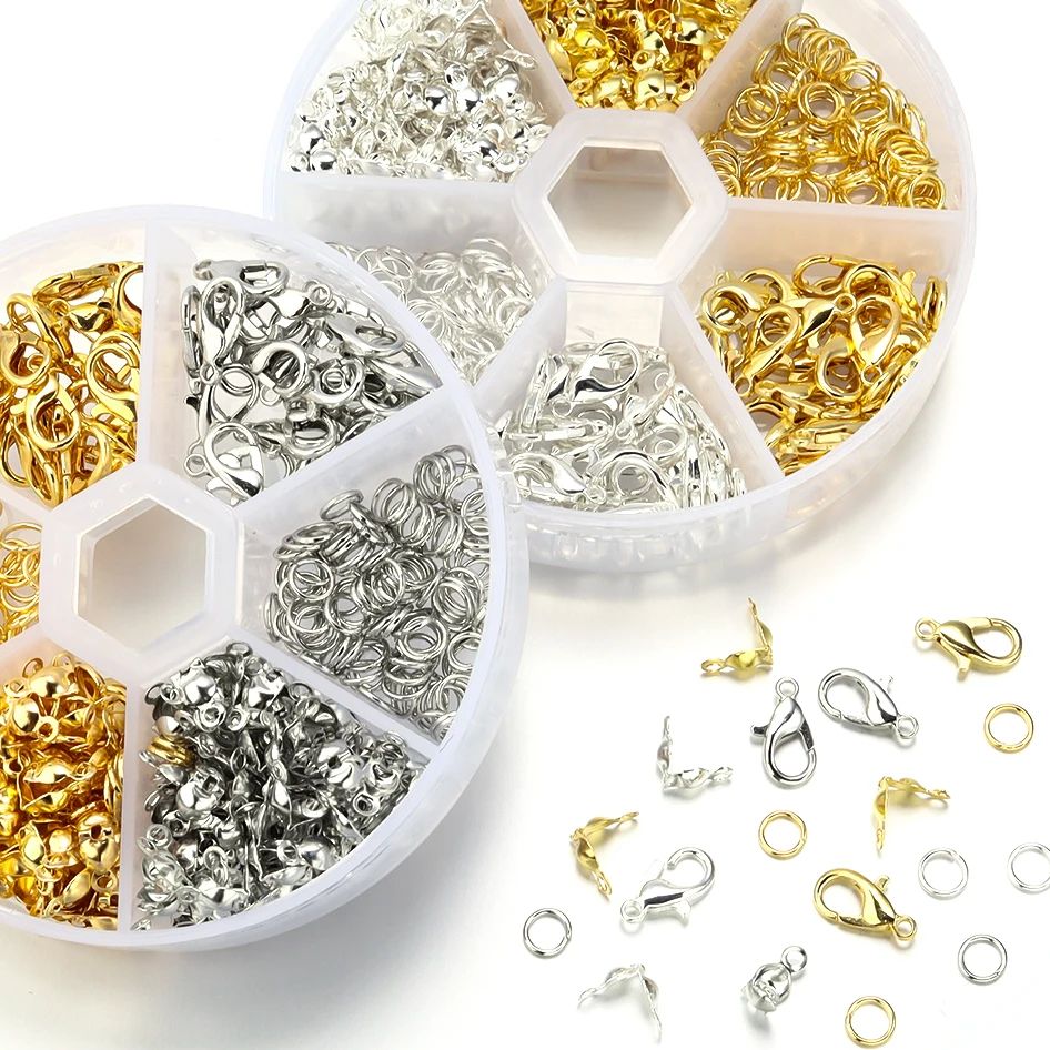 450pcs/box 2 Colors Lobster Cl - Jewelry Making Box recension och pris