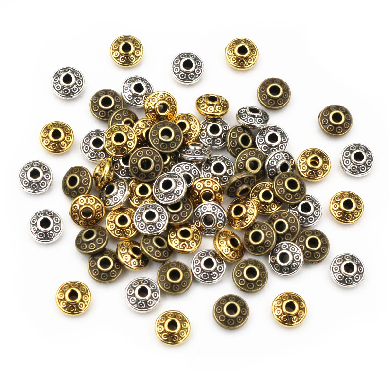100pcs 6x6x3.5mm Bronze Antiqu - Eyepin Ball End recension och pris
